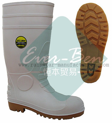 Rubber 021 - white rubber fishing boots outdoor rubber boot